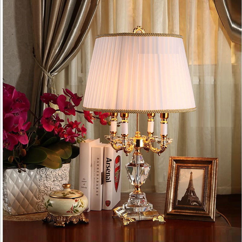 Outdoor Lighting Yellow - Luxury Crystal Table Lamp Lighting Bedroom