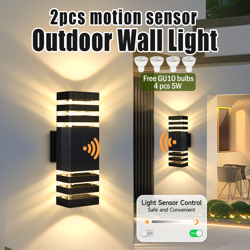 Xl Outdoor Lighting - Sensor Light Outdoor Wall Lamp GU10