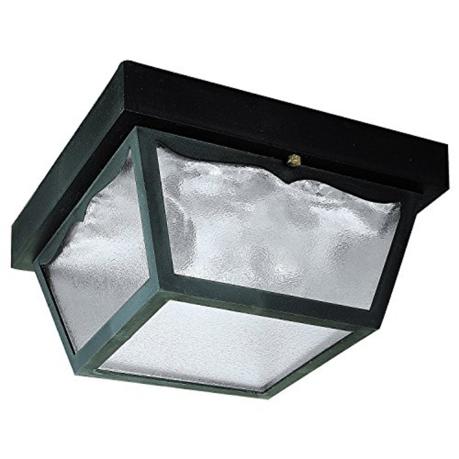 Lighting Fixture Outdoor - 6682300 Traditional Two-Light Outdoor Flush-Mount Fixture,