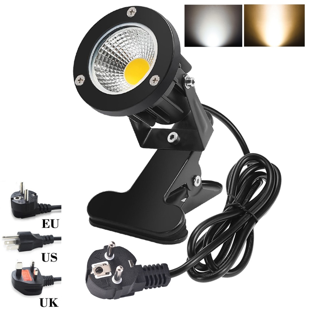 Outdoor Lighting Uk - Clip On Spot Light Plug in