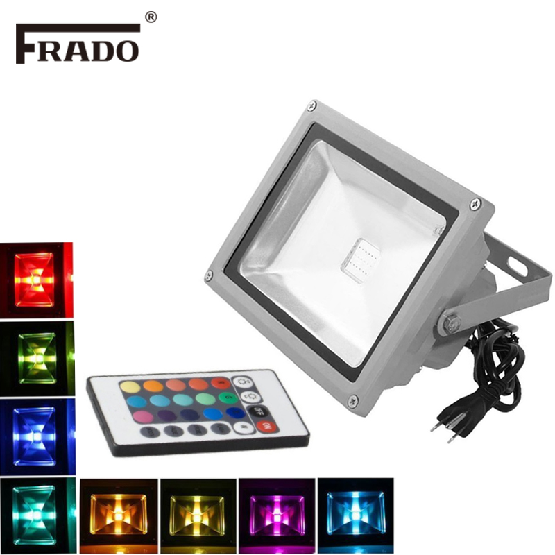 Outdoor Lighting Uk - RGB LED Flood Lights 10W LED