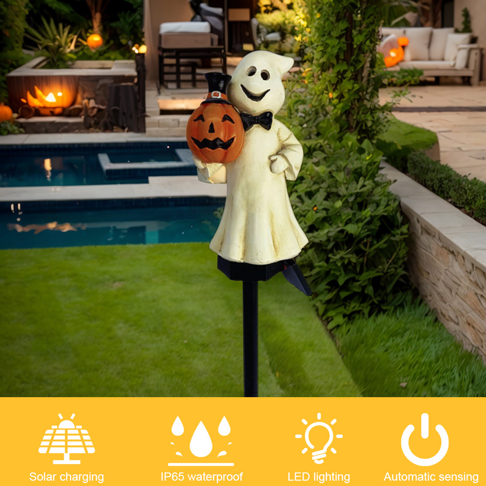 Outdoor Lighting Halloween - Outdoor Halloween Ghosts Pathway Light Waterproof
