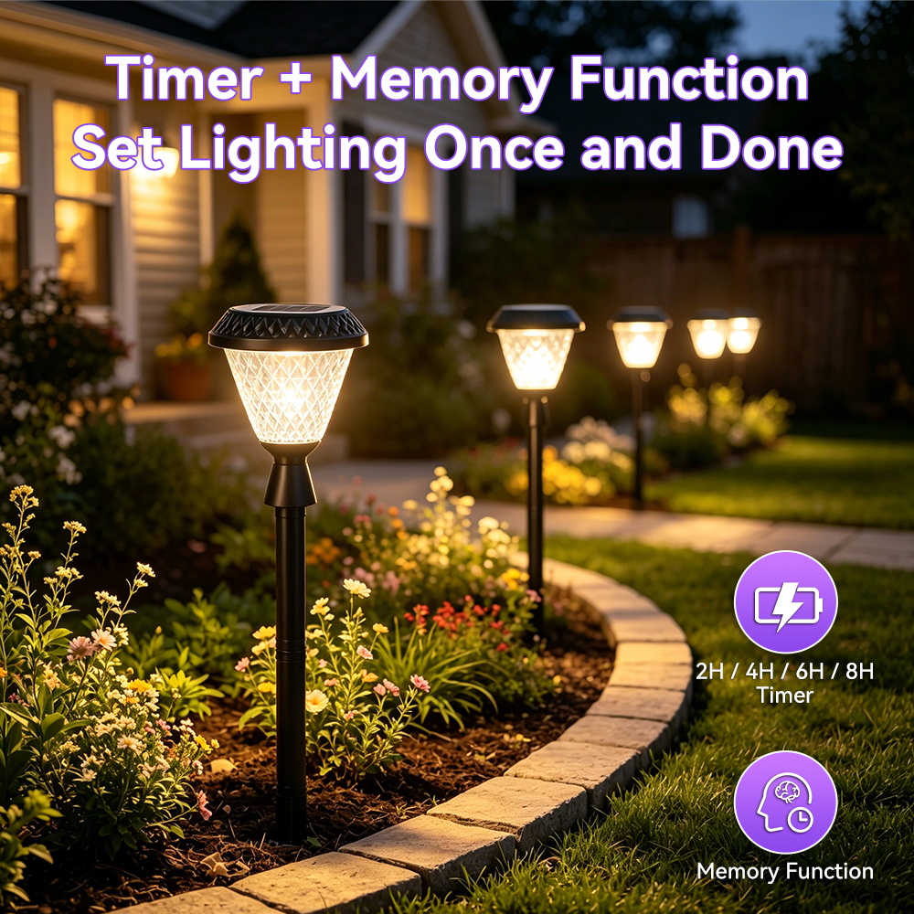 Outdoor Lighting Remote Control - Solar Post Cap Light IP65 Waterproof