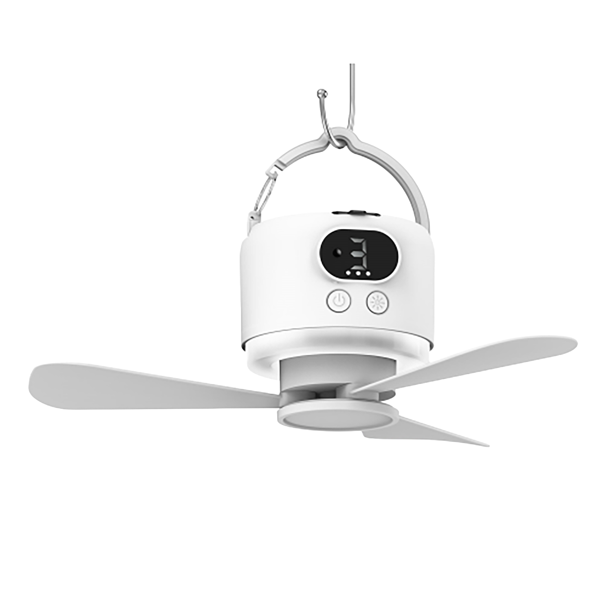 Outdoor Lighting Remote Control - 10400Mah Rechargeable Portable Ceiling Fan, Hangable