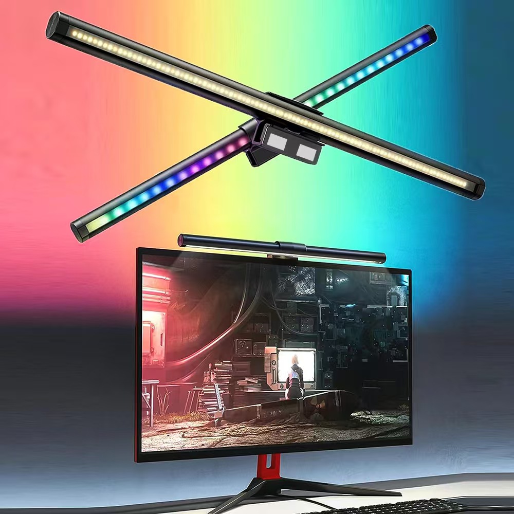 Outdoor Lighting Yellow - LED Screen Hanging Light with USB