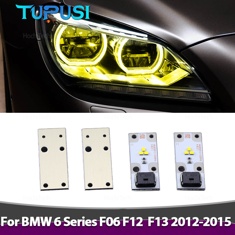Outdoor Lighting Yellow - Yellow Angel Eyes for BMW 6