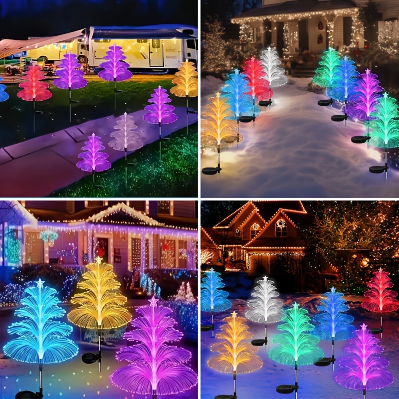 Outdoor Lighting Jellyfish - Outdoor Solar Jellyfish LED Ground Stake