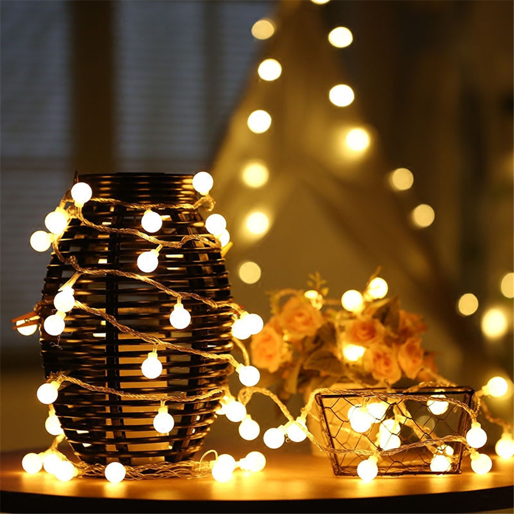 3-10M Solar/USB/Battery String - Outdoor Lighting For Garden ulasan dan harga