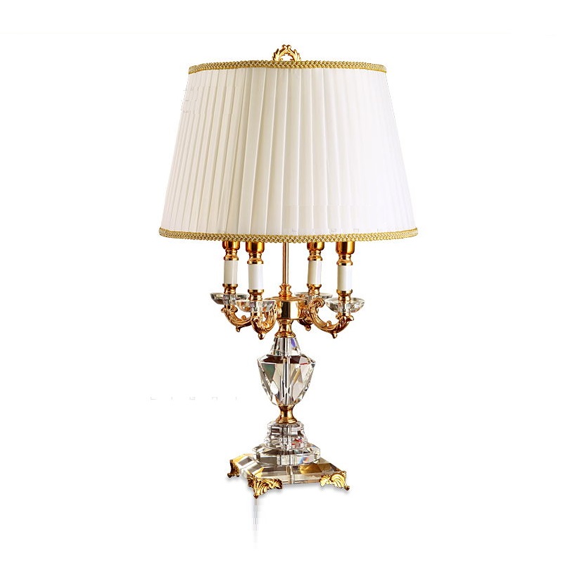 Luxury Crystal Table Lamp Ligh - Outdoor Lighting Yellow ulasan dan harga