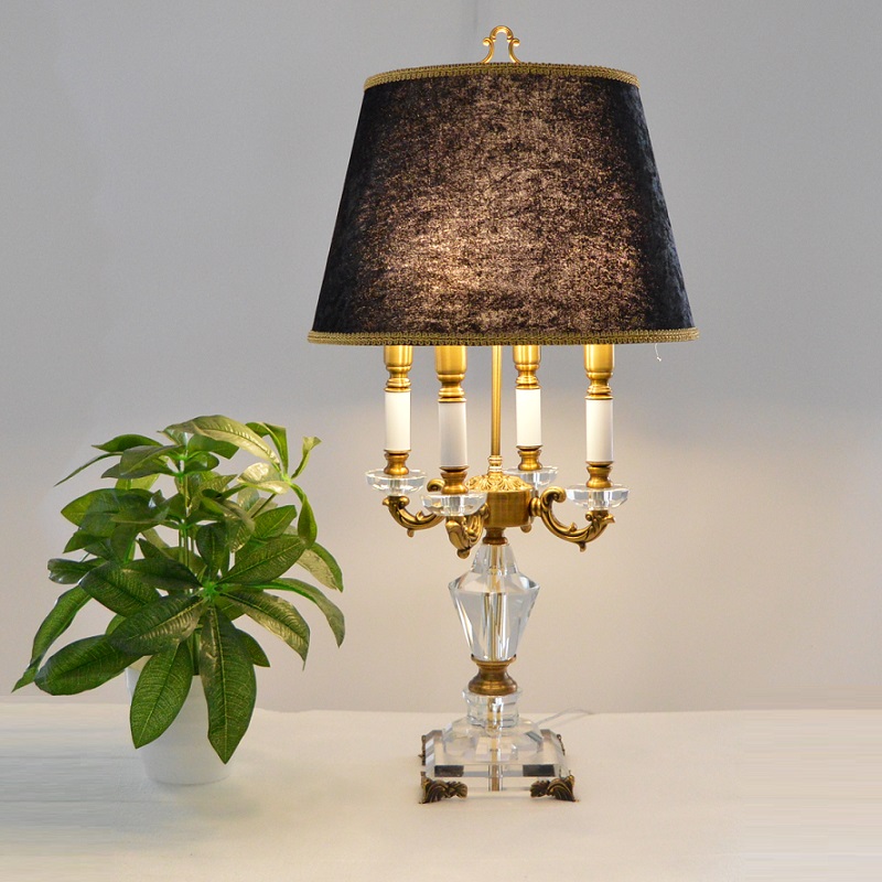Luxury Crystal Table Lamp Ligh - Outdoor Lighting Yellow ulasan dan harga