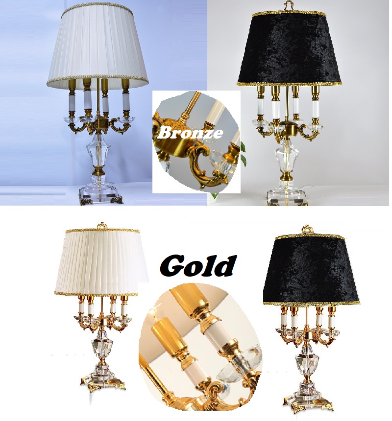 Luxury Crystal Table Lamp Ligh - Outdoor Lighting Yellow ulasan dan harga
