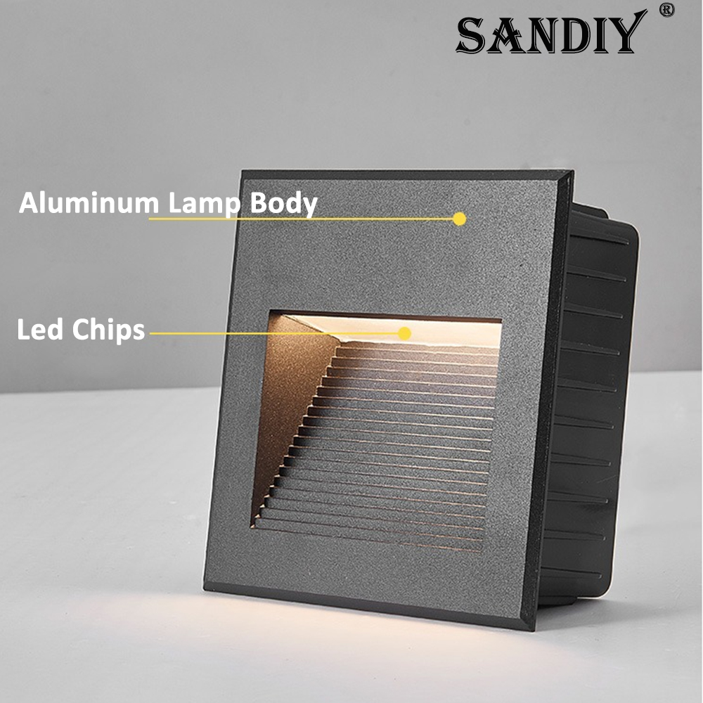 SANDIY Recessed Outdoor Wall S - Xl Outdoor Lighting ulasan dan harga