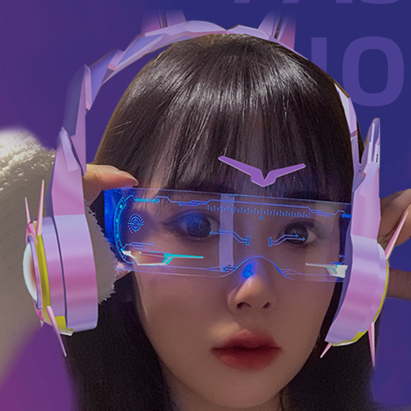 LED Luminous Colorful Sunglass - Outdoor Lighting Halloween ulasan dan harga