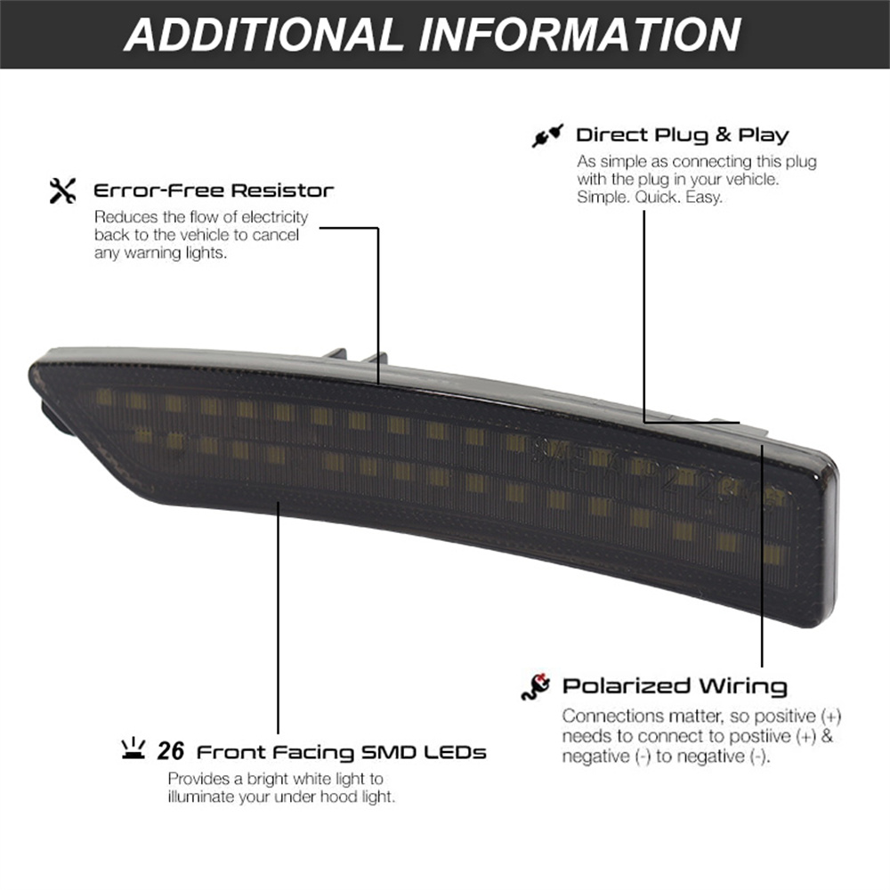 Car LED Front / Rear Fender Si - Outdoor Lighting Yellow ulasan dan harga