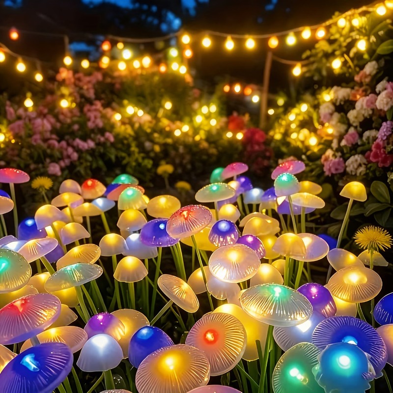 Solar Lawn Mushroom Jellyfish  - Outdoor Lighting Jellyfish ulasan dan harga