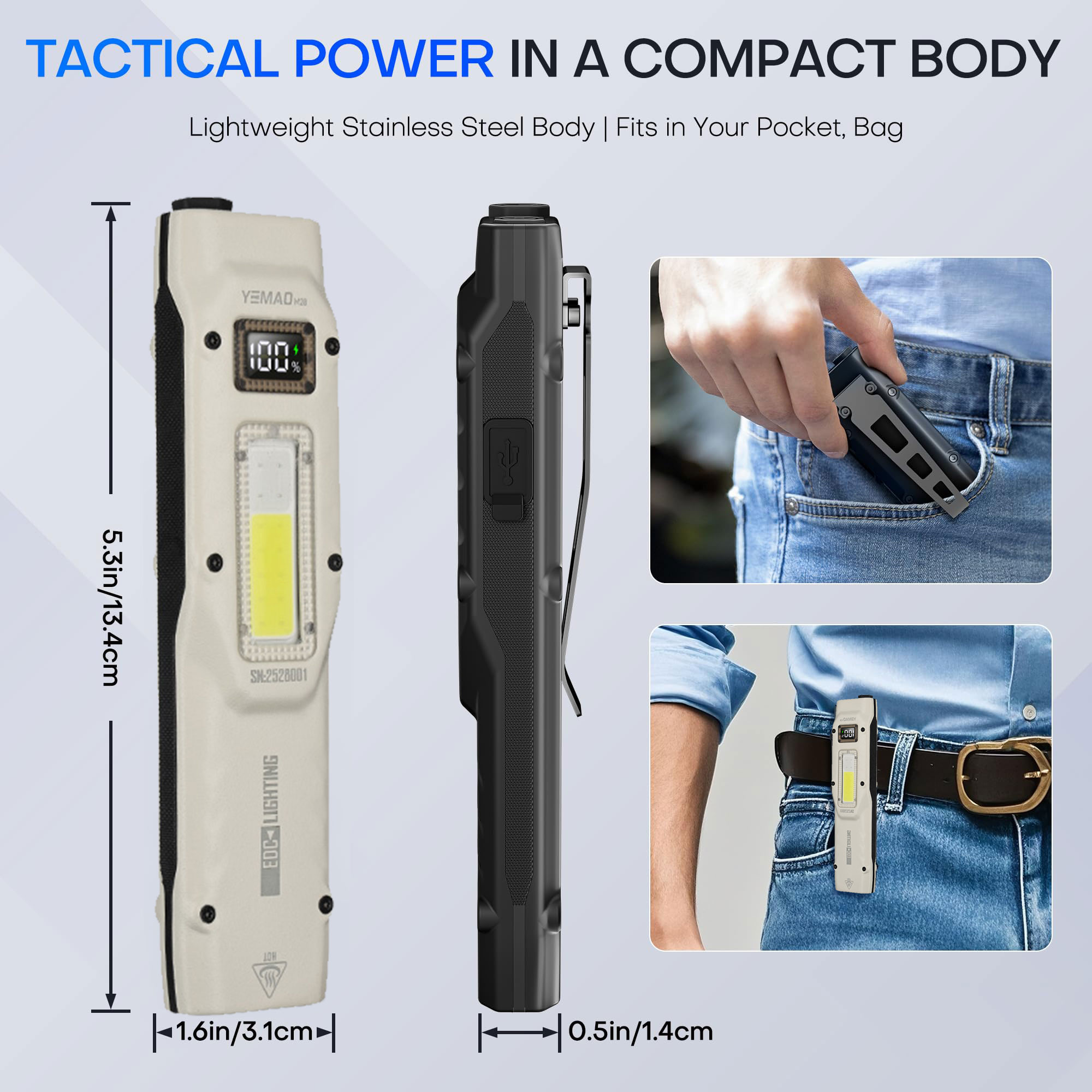 Portable 880LM YEMAO M28 Ultra - Lighting Fixture Outdoor ulasan dan harga