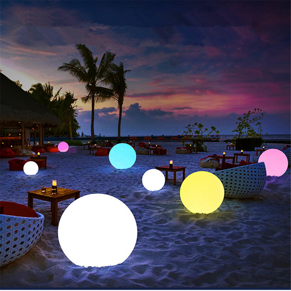 Rechargeable LED Glowing Ball  - Outdoor Lighting Effects ulasan dan harga