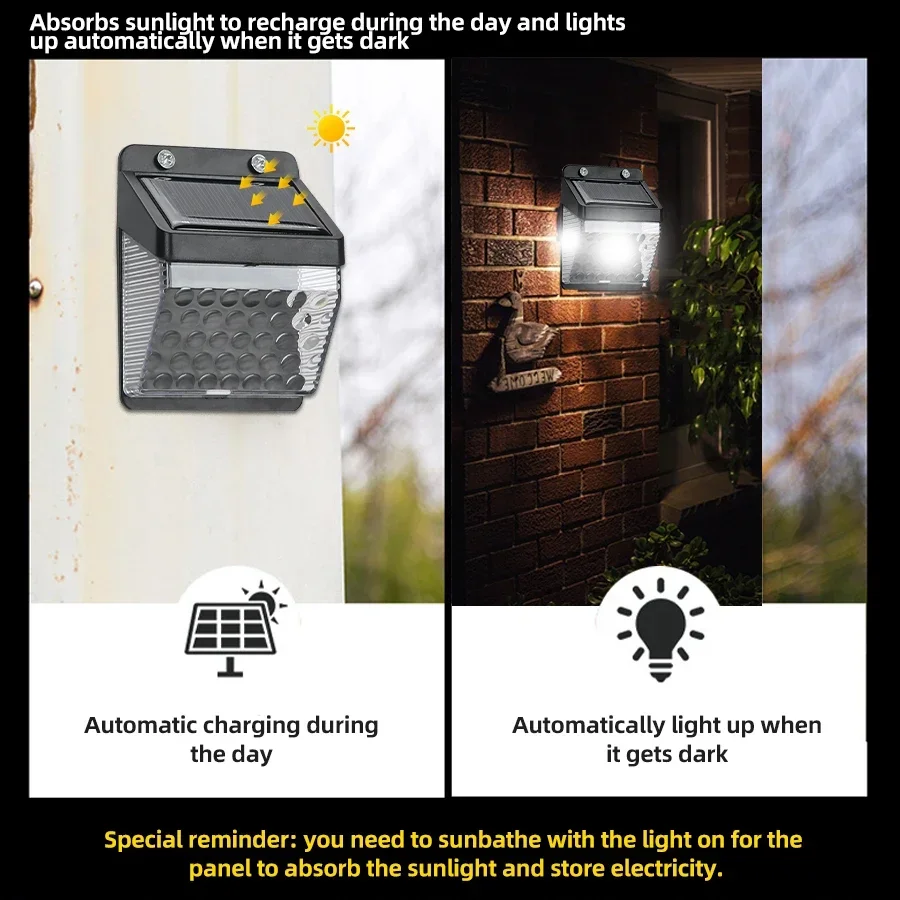 LED Solar Light PIR Motion Sen - Outdoor Lighting For Garden ulasan dan harga