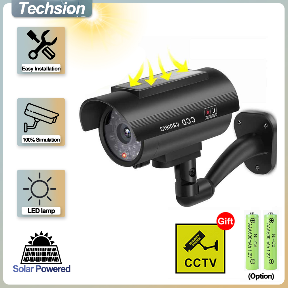 Solar Panel Dummy Surveillance - Outdoor Lighting Solar Panel ulasan dan harga