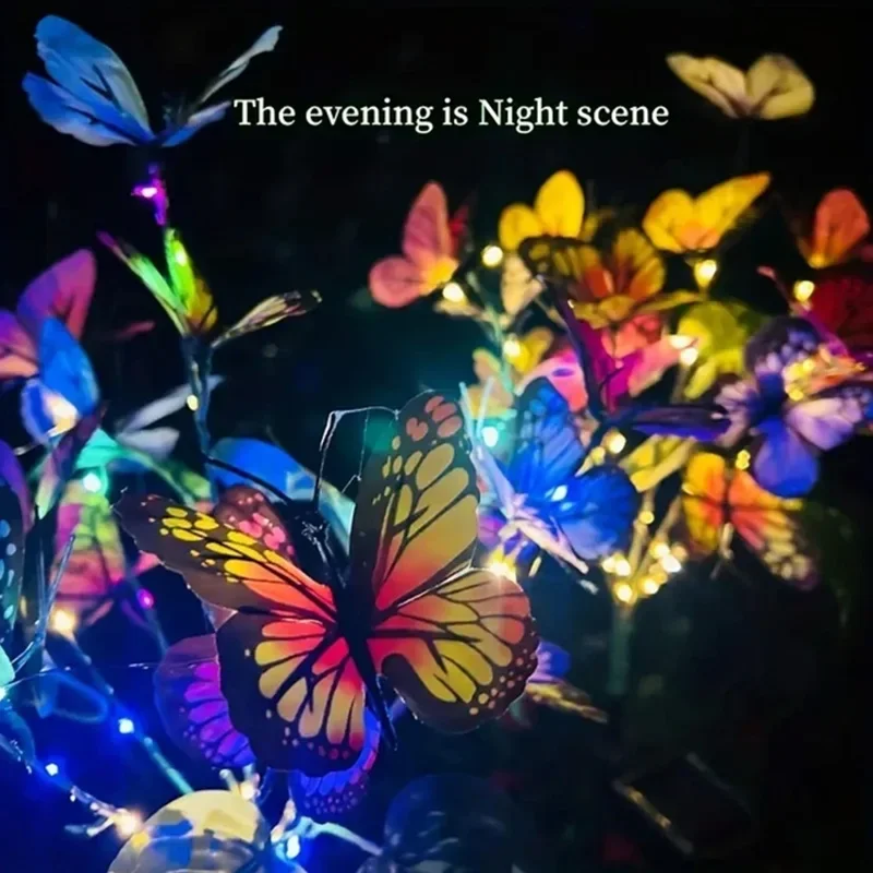 Solar LED Butterfly Garden Lig - Outdoor Lighting Effects ulasan dan harga