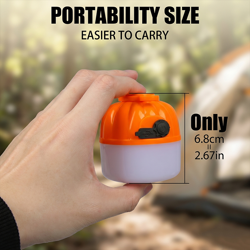 Mini Portable LED Pumpkin Bulb - Lighting Fixture Outdoor ulasan dan harga