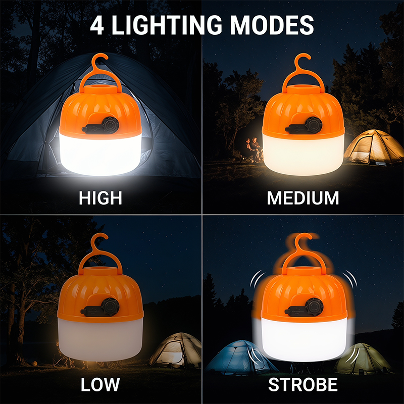 Mini Portable LED Pumpkin Bulb - Lighting Fixture Outdoor ulasan dan harga