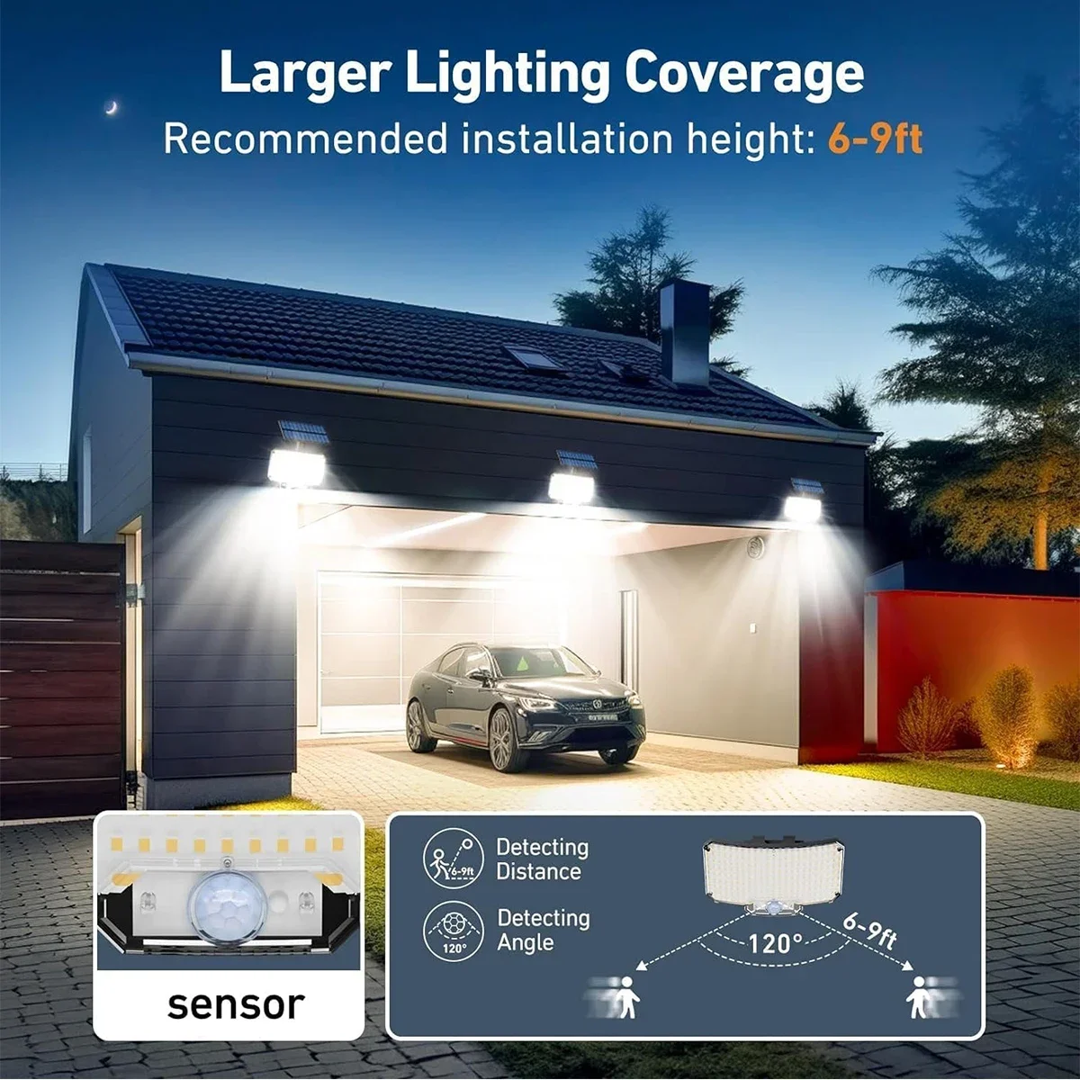 234LED Solar Outdoor Lights Mo - Outdoor Lighting For Garden ulasan dan harga