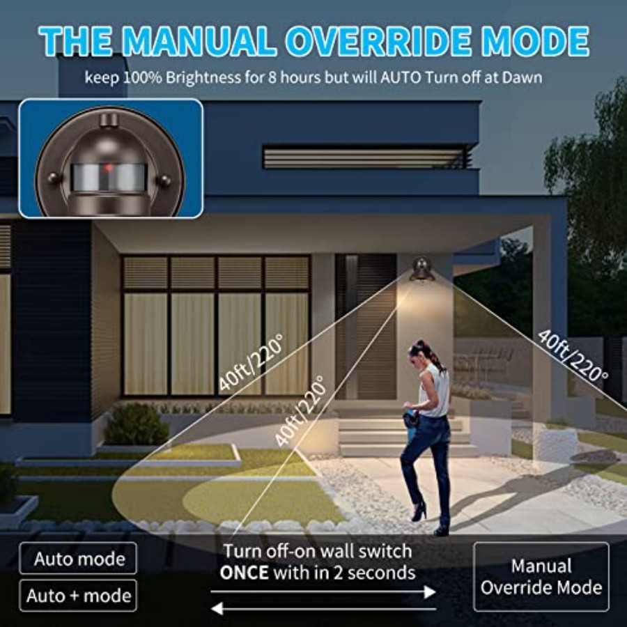2 Pack Motion Sensor Outdoor L - Motion Sensor Outdoor ulasan dan harga