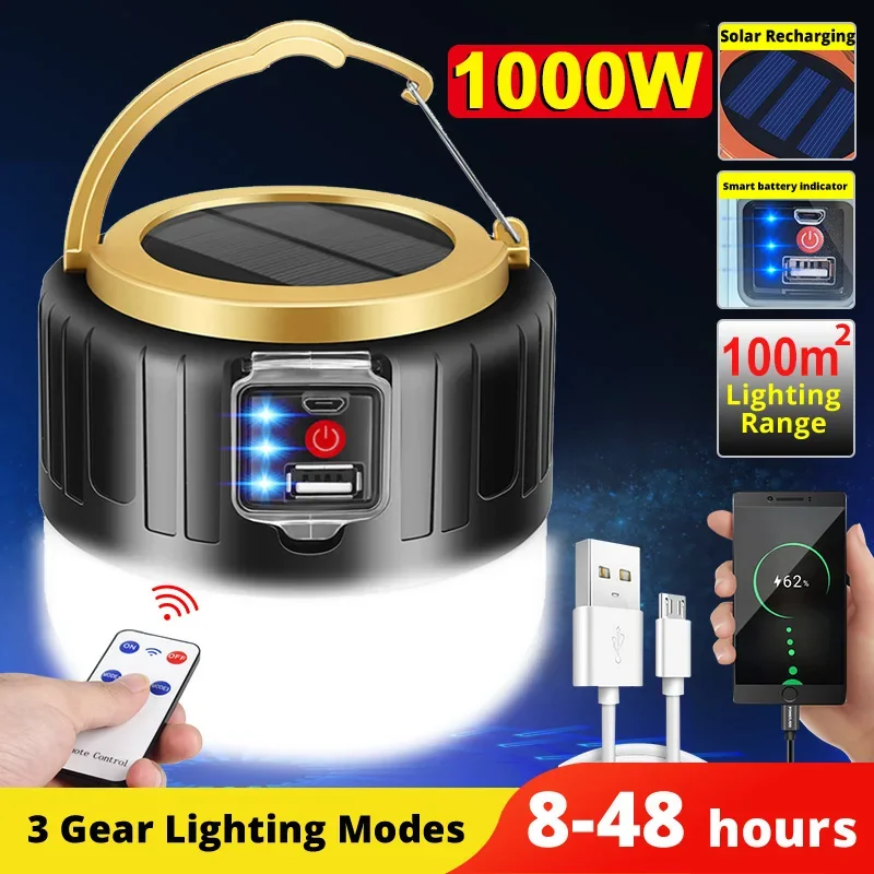 LED Solar Camping Light Power  - Outdoor Lighting Solar Panel ulasan dan harga