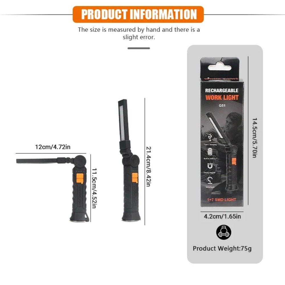 Portable COB LED Flashlight US - Lighting Fixture Outdoor ulasan dan harga