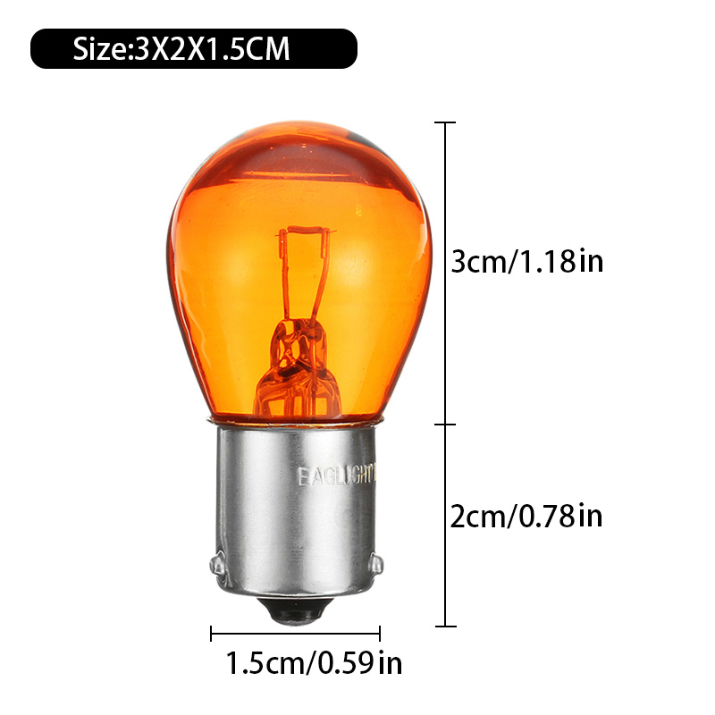 10Pcs/2pcs Car Indicator Light - Outdoor Lighting Yellow ulasan dan harga