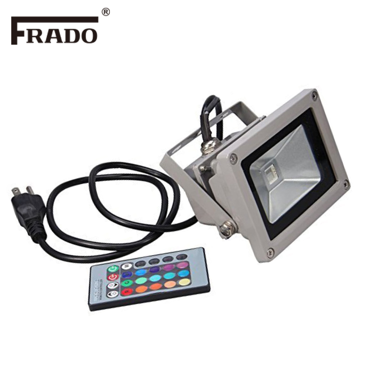 RGB LED Flood Lights 10W LED E - Outdoor Lighting Uk ulasan dan harga