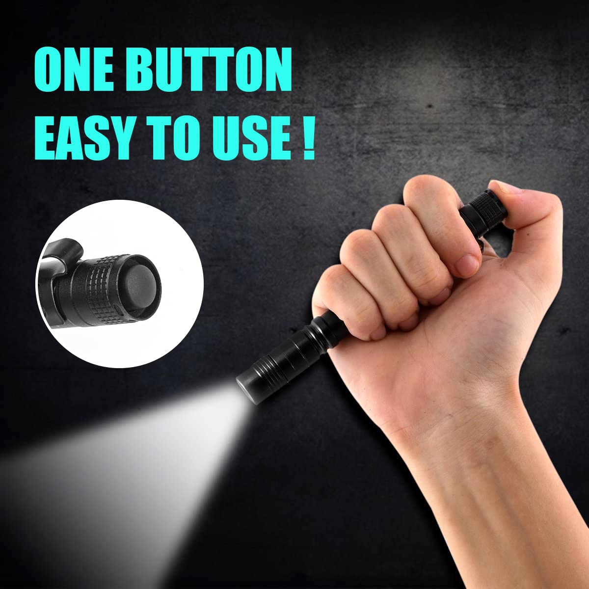 Portable Mini LED Pen Flashlig - Lighting Fixture Outdoor ulasan dan harga