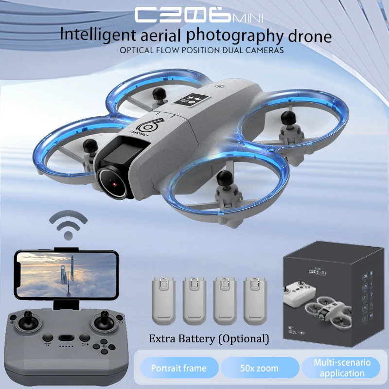 CZ06 Mini RC Quadcopter Drone  - Outdoor Lighting Remote Control ulasan dan harga