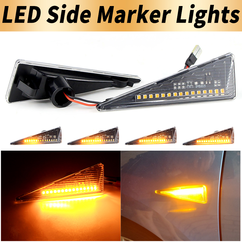 2PCS LED Turn Signal Side Mark - Outdoor Lighting Yellow ulasan dan harga