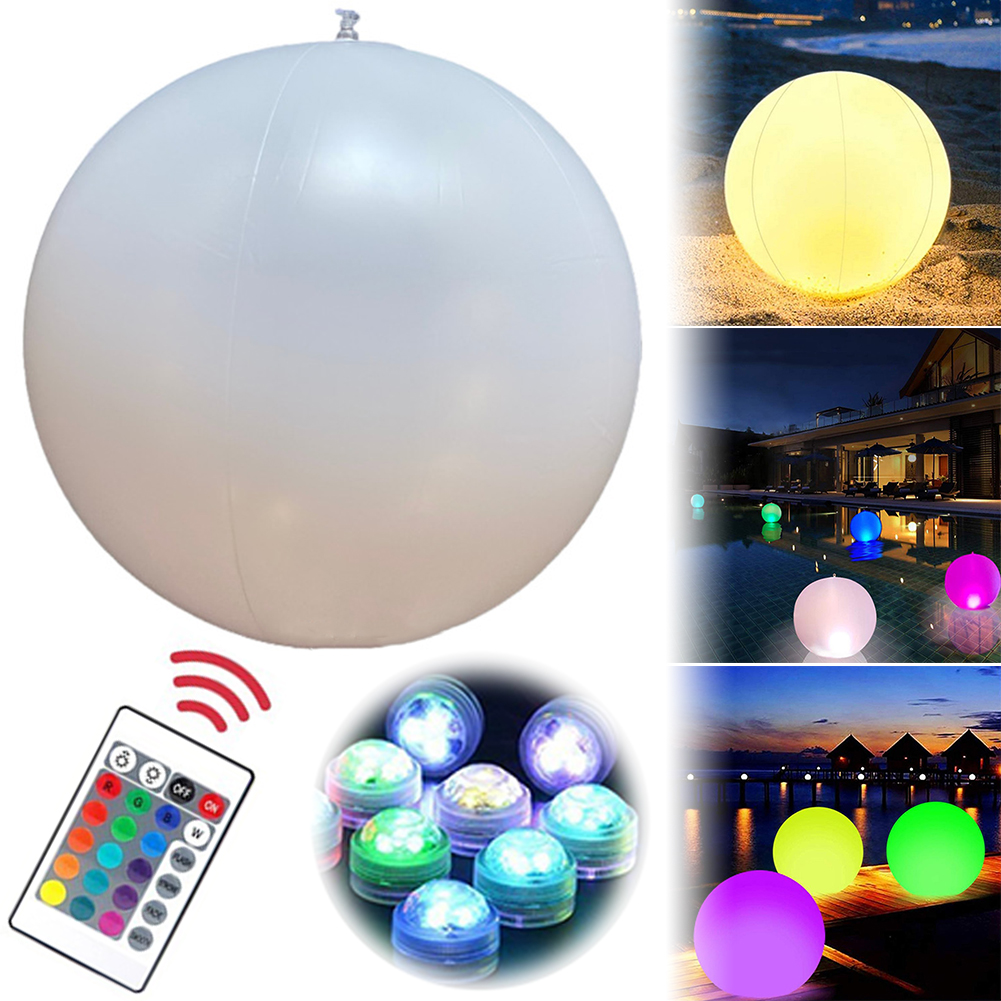 1-4PCS Floating Pool Lights wi - Outdoor Lighting Effects ulasan dan harga