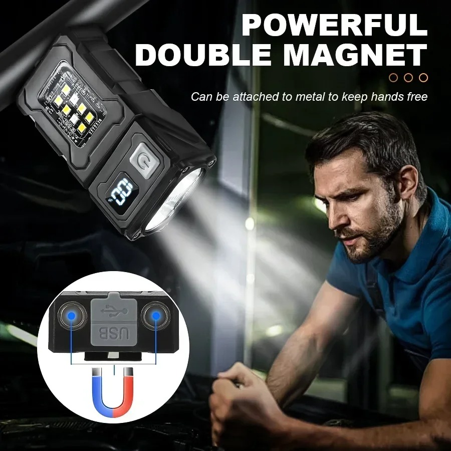 Mini USB Recharge LED Flashlig - Outdoor Lighting Setup ulasan dan harga