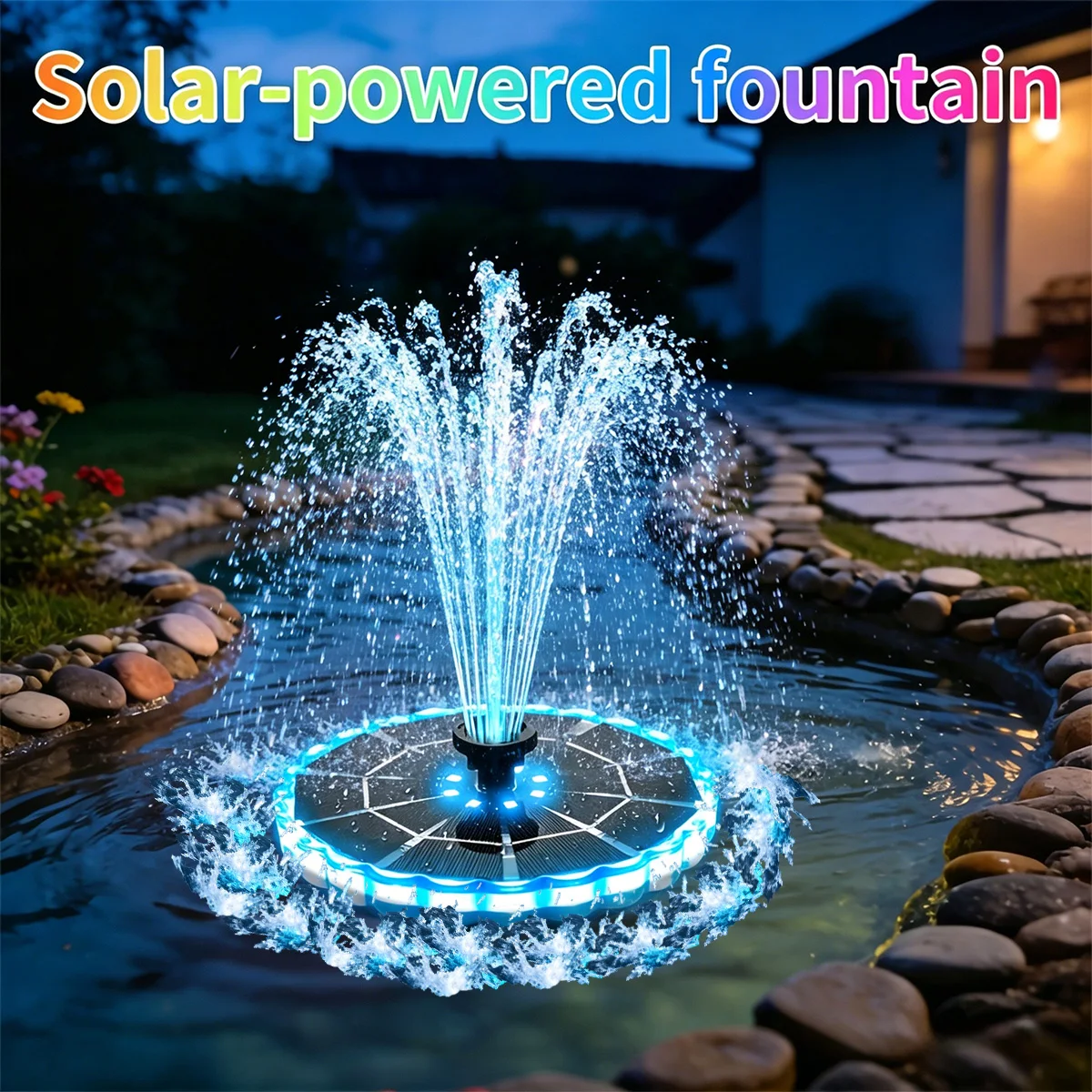 3.5W Outdoor Solar Fountain fo - Bollard Light Garden ulasan dan harga