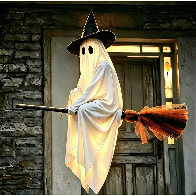 Halloween Flying Brooms And Gh - Outdoor Lighting Halloween ulasan dan harga