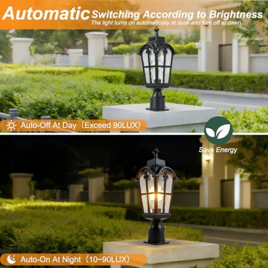 Sensor Outdoor Post Lights Wat - Lighting Fixture Outdoor ulasan dan harga