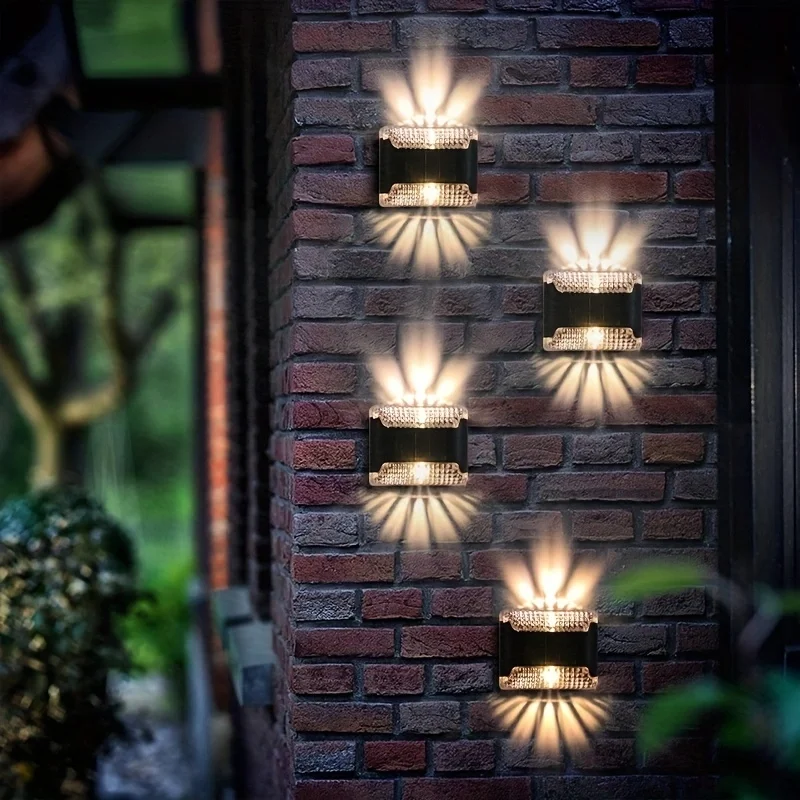 4pc Solar Wall Light: Outdoor  - Outdoor Lighting Jellyfish ulasan dan harga