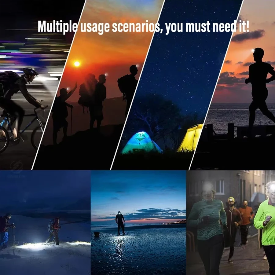 Strong Light Headlamp Portable - Motion Sensor Outdoor ulasan dan harga