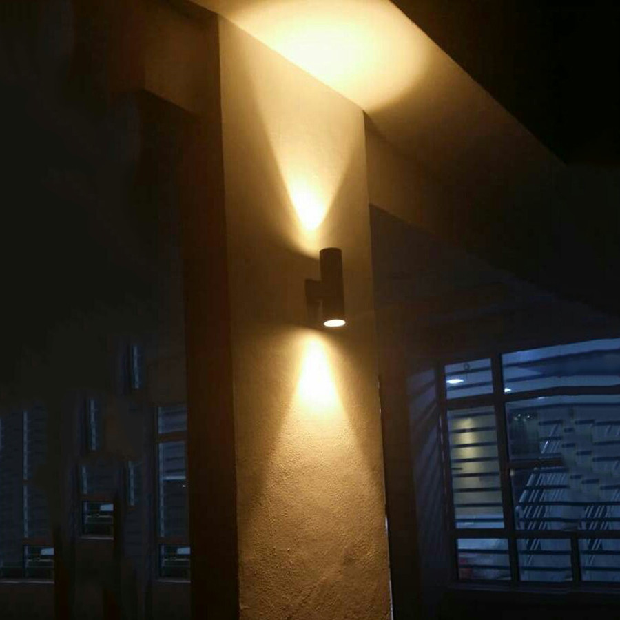 LED Porch Wall Light Up Down W - Xl Outdoor Lighting ulasan dan harga