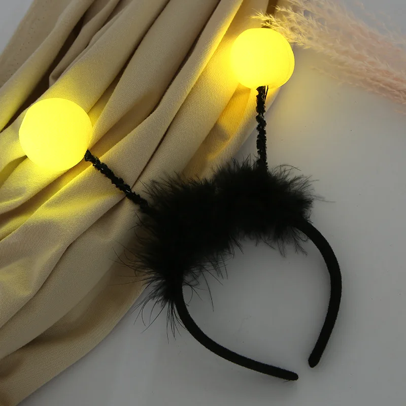 Flashing Feather Bee Antenna B - Outdoor Lighting Halloween ulasan dan harga