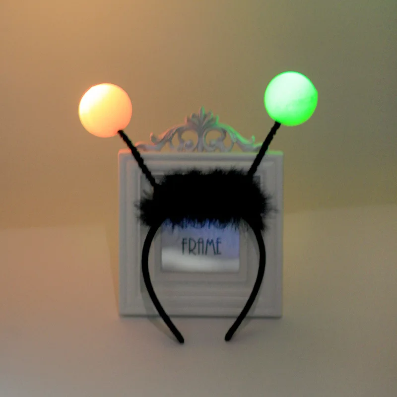 Flashing Feather Bee Antenna B - Outdoor Lighting Halloween ulasan dan harga