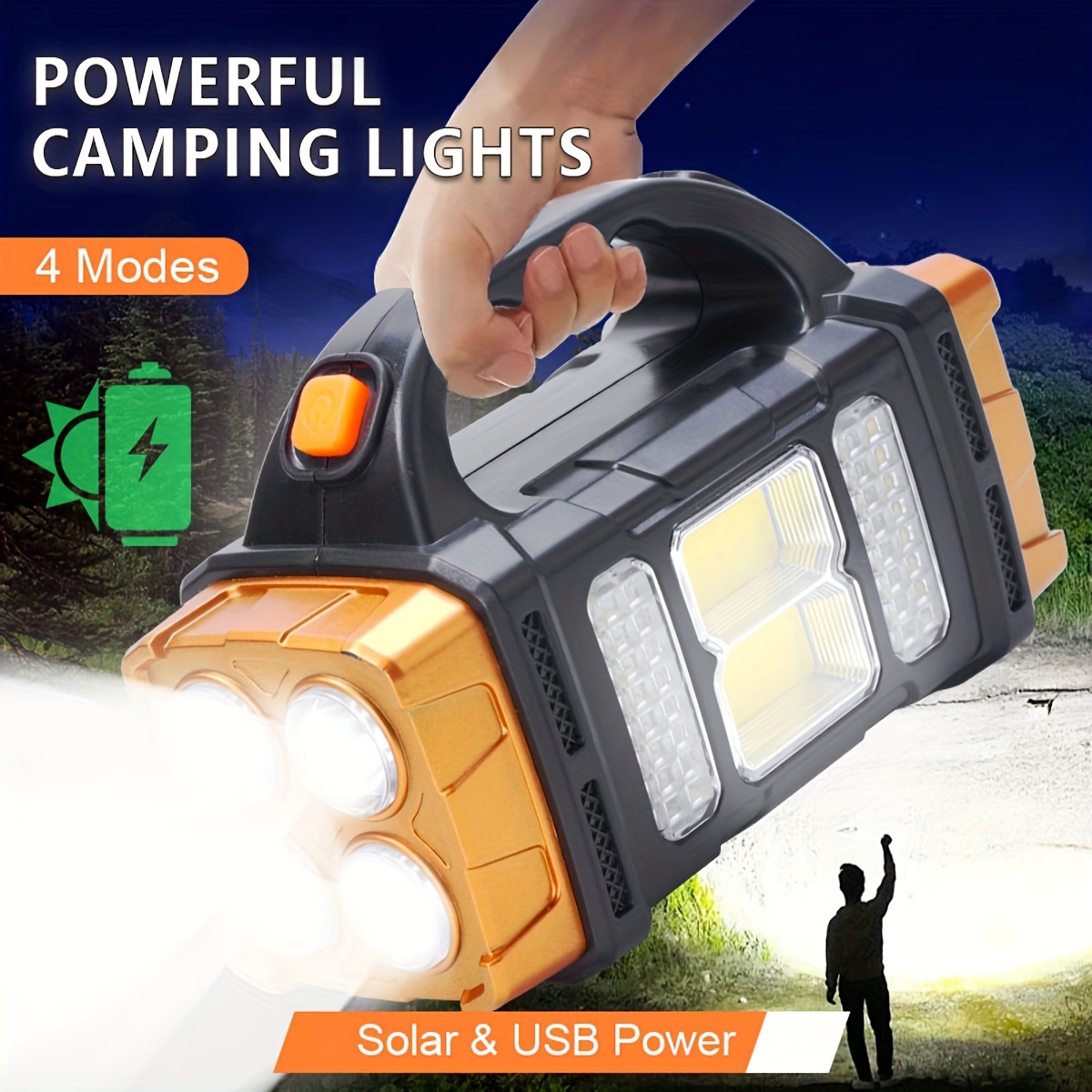 New Upgrade Rechargeable High  - Outdoor Lighting Solar Panel ulasan dan harga
