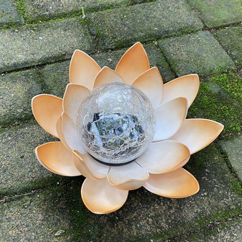 Lotus Shaped Garden Solar Ligh - Outdoor Lighting Halloween ulasan dan harga
