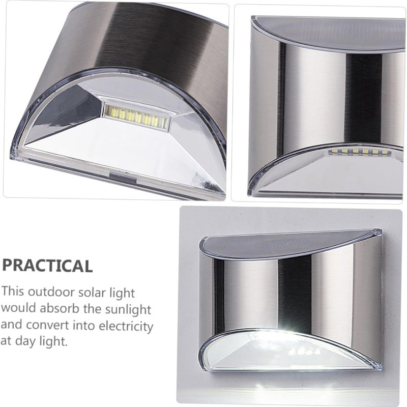 2Pcs Solar Garden Light Stainl - Xl Outdoor Lighting ulasan dan harga