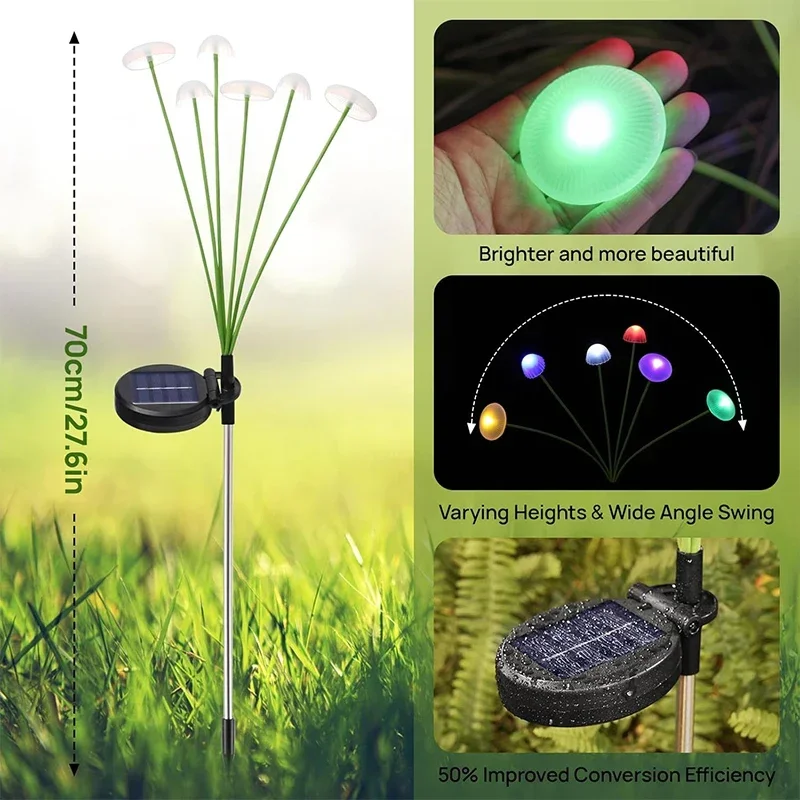 Solar LED Jellyfish Sway Light - Outdoor Lighting Jellyfish ulasan dan harga