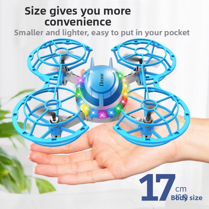 Mini RC Drone with LED Lights, - Outdoor Lighting Remote Control ulasan dan harga